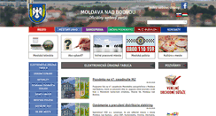 Desktop Screenshot of moldava.sk