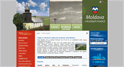 Desktop Screenshot of moldava.cz